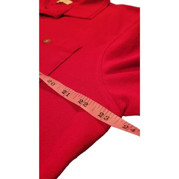 Turtle Bay New York‎ Men's Red Short Sleeve Polo Shirt Size L - Picture 7 of 7